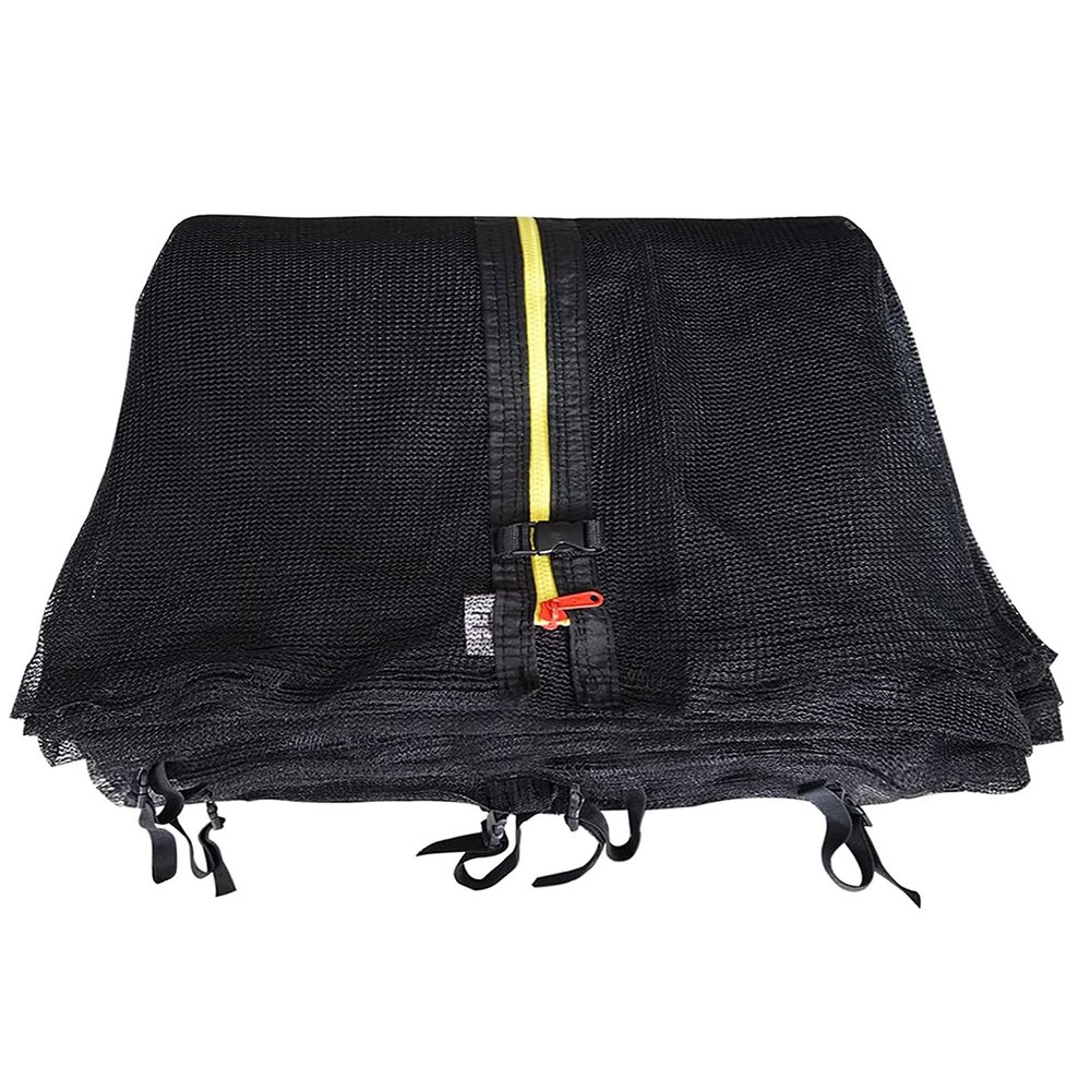 LJHSS 6 8 10 12 13 14 16FT Trampoline Net,Trampoline Replacement Net,Outdoor Sports Trampoline Safety Net,Fits for 6/8/12 Poles Round Trampolines