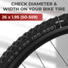 Fincci 26 x 1.95 Inch Bike Tire Foldable, 50-559, 60 TPI, Tough & Durable Nylon Rubber, Kevlar Bead, Set of 2  Compatible with MTB, XC, Enduro, Touring & Hybrid Bicycles view 2