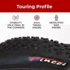 Fincci 26 x 1.95 Inch Bike Tire Foldable, 50-559, 60 TPI, Tough & Durable Nylon Rubber, Kevlar Bead, Set of 2  Compatible with MTB, XC, Enduro, Touring & Hybrid Bicycles view 3