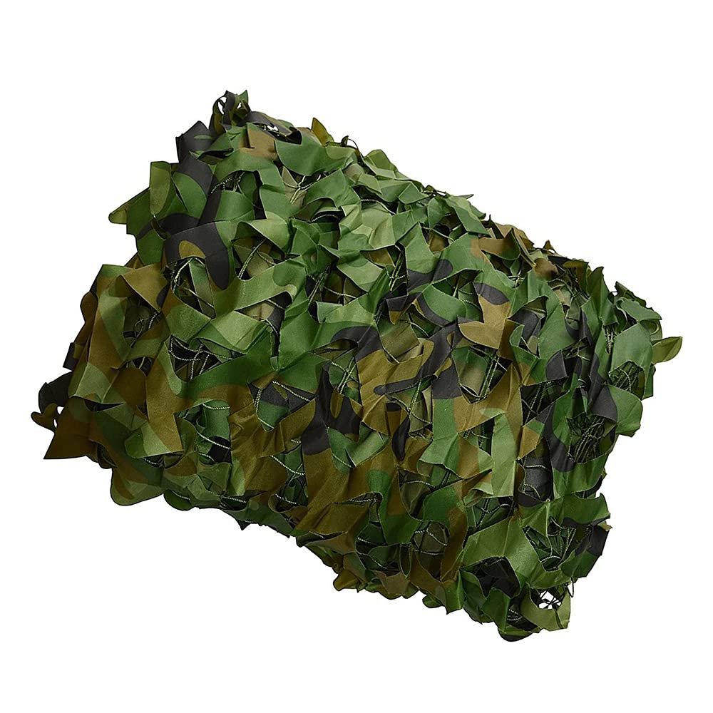 HXSM Desert Camouflage Net 23m/ 34m/ 45m/ 5x6m/ 6x8m Woodland Camo Netting, Lightweight Camo Net, Military Hunting Blind Netting, Camouflage Tarp Cover