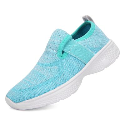 ReverseClock Kids Lightweight Breathable Loafer Walking Shoes Easy Walk Sport Running Sneaker Casual Slip-on Shoe for Boys Girls (Green, Numeric_11)