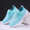 ReverseClock Kids Lightweight Breathable Loafer Walking Shoes Easy Walk Sport Running Sneaker Casual Slip-on Shoe for Boys Girls (Green, Numeric_11) view 3