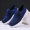 ReverseClock Kids Lightweight Breathable Loafer Walking Shoes Easy Walk Sport Running Sneaker Casual Slip-on Shoe for Boys Girls (Blue, Numeric_11) view 4