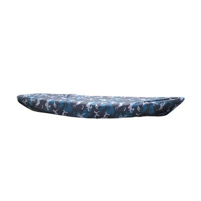 UNISTRENGH Waterproof Dust Storage UV Protection Kayak Cover Heavy Duty Canoe Cover (Blue Camo, 13.4-14.7ft (4.1-4.5m))