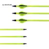 24pc ID 6.2mm .244" Custom Length 22-30 Inch Carbon Arrows Spine 500 Target Practice & Hunting Arrow Rotatable Nock for Recurve Bow Compound Bow Adult Youth Shooting view 3
