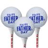 Fathers Day Golf Gift Set  3 Personalized Golf Balls & 20 White Tees Printed with #1 DAD  Tournament Quality Balls  Unique Gift for Dad, Grandpa, Husband view 2