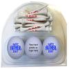 Fathers Day Golf Gift Set  3 Personalized Golf Balls & 20 White Tees Printed with #1 DAD  Tournament Quality Balls  Unique Gift for Dad, Grandpa, Husband view 4