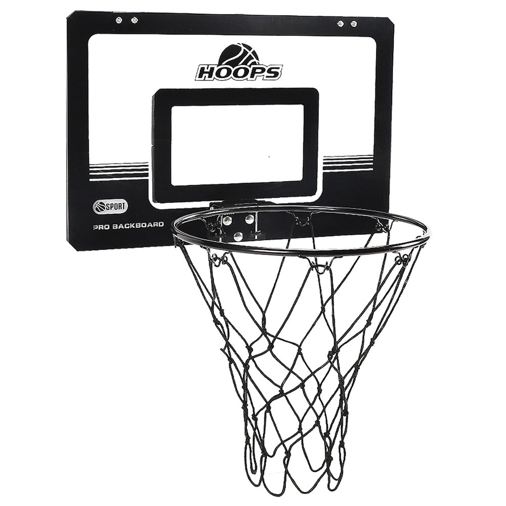 Basketball Rim Wall-Mounted Basketball Hoop and Goal, Children's Mini Backboard Set, Can Be Installed On Doors and Walls (Color : Package 1, Size : 45x30cm)