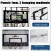 Basketball Rim Wall-Mounted Basketball Hoop and Goal, Children's Mini Backboard Set, Can Be Installed On Doors and Walls (Color : Package 1, Size : 45x30cm) view 4