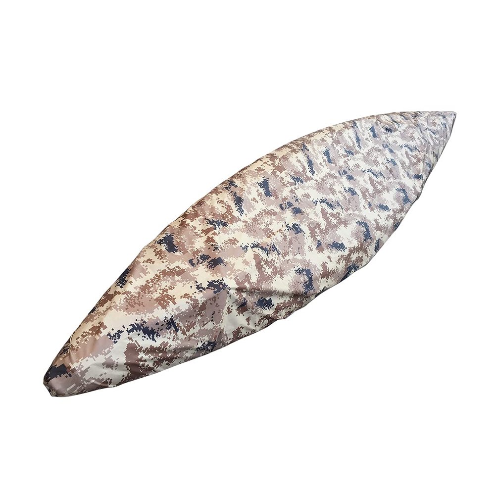 UNISTRENGH Waterproof Dust Storage UV Protection Kayak Cover Heavy Duty Canoe Cover (Desert Camo, 13.4-14.7ft (4.1-4.5m))