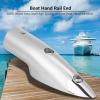 Aramox Boat Rail End for Marine Boat, 2Pcs 7/8in Handrail End 316 Stainless Steel Anti- Accessory view 3