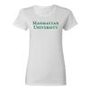 LS01 - Manhattan University Jaspers Basic Block Womens T Shirt - X-Large - White view 1