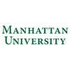 LS01 - Manhattan University Jaspers Basic Block Womens T Shirt - X-Large - White view 3