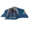Dome Tent Ozark Trail 10-Person Family Camping Tent with 3 Rooms and Screen Porch, blue view 1