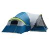Dome Tent Ozark Trail 10-Person Family Camping Tent with 3 Rooms and Screen Porch, blue view 2
