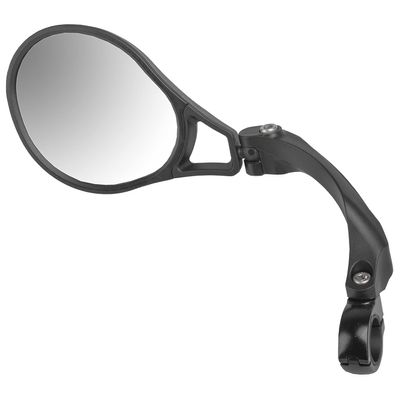 M-Wave Unisex Adult Spy Space 45 Compact Bicycle Mirror, Black, Diameter 22.2 mm
