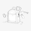 Burton Unisex's Emphasis 2.0 Backpack, Lunar Gray/Cobalt Blue, One Size view 2