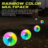 Winnwell Street Hockey Balls Medium Density Ball for Indoor & Outdoor - Made for for Field, Road & Street Hockey Games with Storage Bag - 65mm & 50 Gram Weight (Multi Colour) view 2