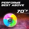 Winnwell Street Hockey Balls Medium Density Ball for Indoor & Outdoor - Made for for Field, Road & Street Hockey Games with Storage Bag - 65mm & 50 Gram Weight (Multi Colour) view 3