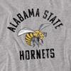 Alabama State University Official Hornets Logo Unisex Adult T-Shirt, Athletic Heather, 5X-Large view 2