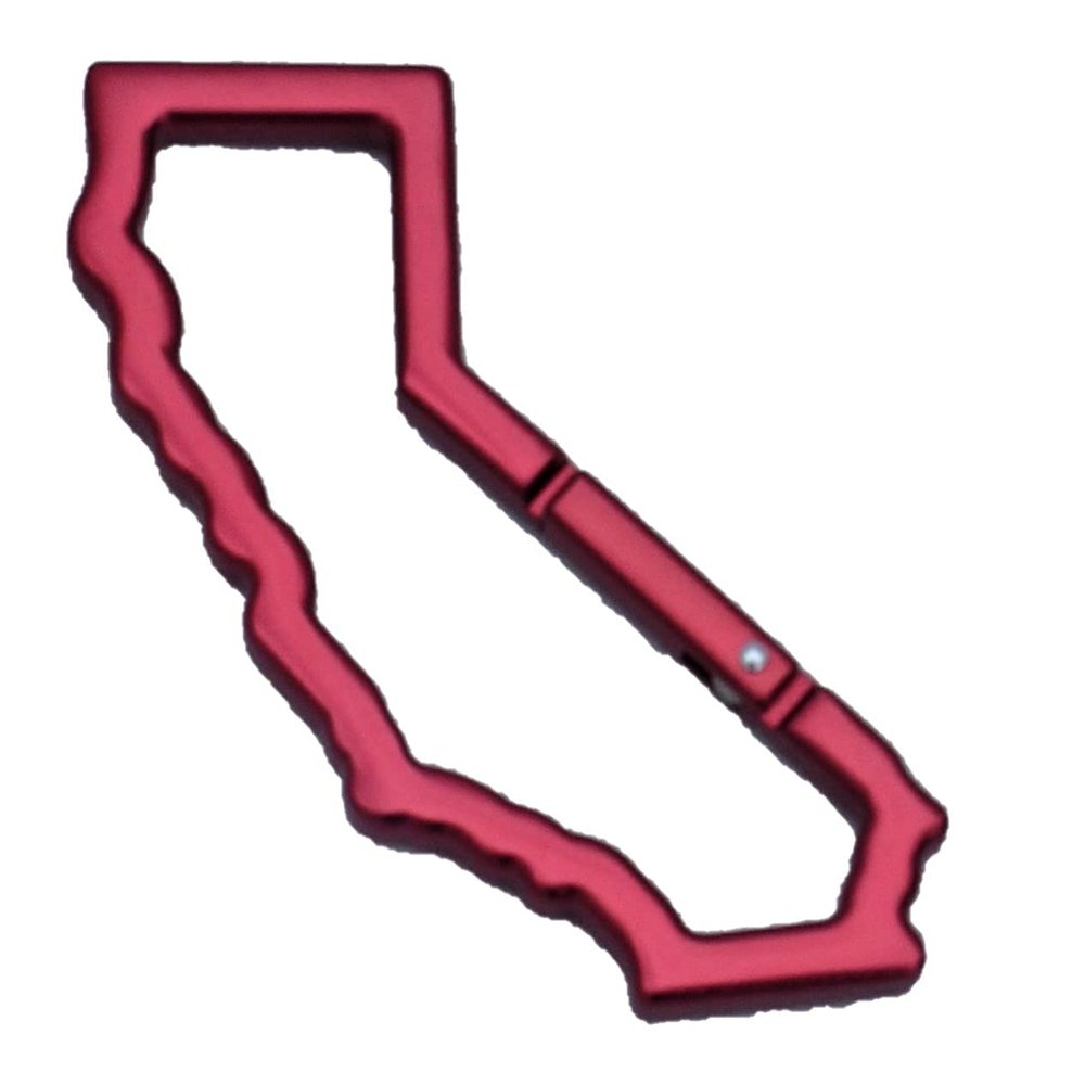California Carabiner Red