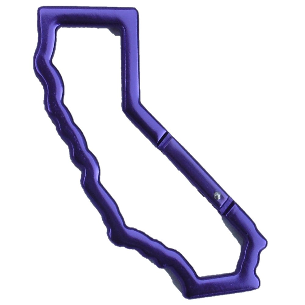 California Carabiner Purple