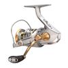13 Fishing - Kalon C Spinning Reel - 5.4:1 Gear Ratio - 0.5 Size (Salt+Fresh) - KLC-5.4-.5-CP,Silver/Gold view 4