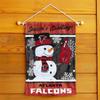 Atlanta Falcons Holiday Winter Snow Garden Flag Double Sided Banner view 4