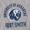 University of Arkansas Fort Smith Official Lions Logo Unisex Adult T-Shirt, Athletic Heather, 5X-Large view 2