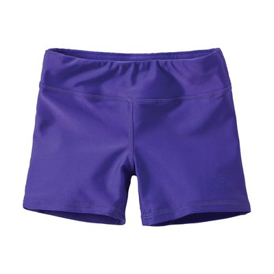 UV SKINZ Girls Active Swim Shorts with UPF 50+ Sun Protection - Girls Swimsuit Bottoms, Purple, 14