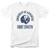 University of Arkansas Fort Smith Official Lions Logo Unisex Adult T-Shirt, White, 5X-Large view 1