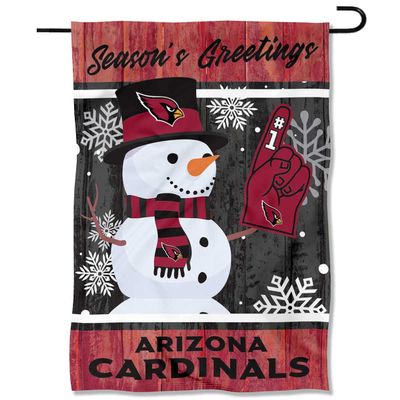 Arizona Cardinals Holiday Winter Snow Garden Flag Double Sided Banner