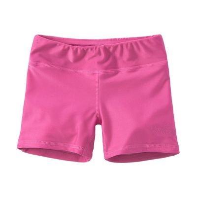 UV SKINZ Girls Active Swim Shorts with UPF 50+ Sun Protection Swimsuit Bottoms, Bathing Suit Shorts - Bubblegum - 8