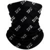 LUCKY CRAFT Fishing Neck Gaiter for Men and Women, Lightweight, Stretchable Face Cover, for Outdoor Sports, Black and White view 1