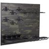 Hold Up Displays 12 Gun Rack for 6 Rifles and 6 Pistols Modern Tactical Black Cam Multi Use Slatwall Display System Modular Assembly- HD100-BC view 2