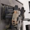 Hold Up Displays 12 Gun Rack for 6 Rifles and 6 Pistols Modern Tactical Black Cam Multi Use Slatwall Display System Modular Assembly- HD100-BC view 3