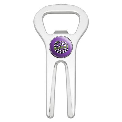 GRAPHICS & MORE Beetlejuice Sandworm Logo Golf Golfing Divot Repair Tool Bottle Opener