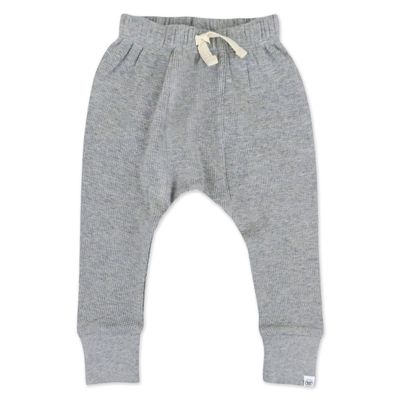 HonestBaby Multipack Honest Pants Joggers Pull on 100% Organic Cotton for Infant Baby and Toddler, Boys, Girls, Unisex, Gray Heather, 12 Months