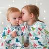 HonestBaby Baby-Organic Cotton Holiday Family Jammies, Feelin' Pine, Men's 2-Piece Pajama Set X-Large view 3
