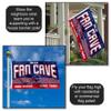 Buffalo Bills Fan Man Cave Banner Flag view 3