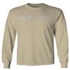 0102. Cool Vintage Retro Graphic New York City NYC Lenon NY Men's Long Sleeve t Shirt (Beige 2X Large) view 1