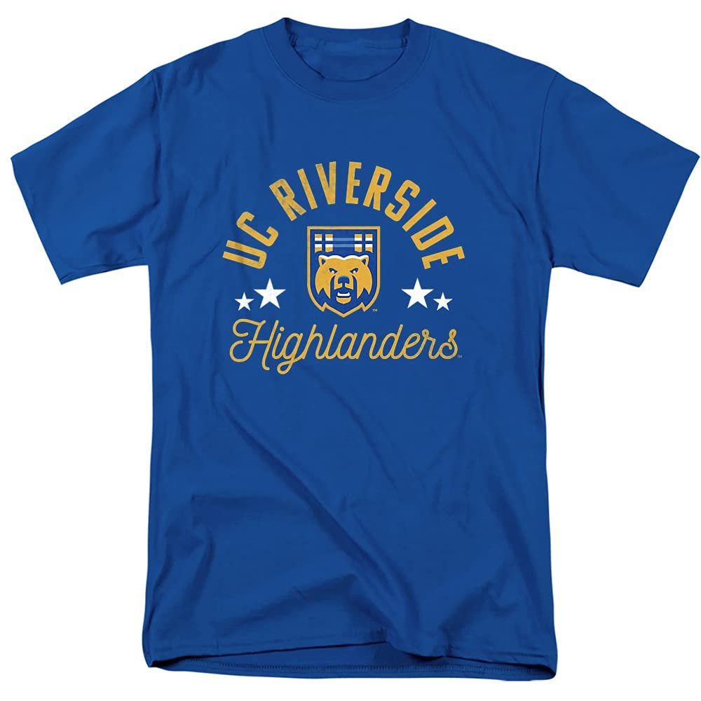 University of California, Riverside Official Highlanders Unisex Adult T-Shirt, Royal Blue, 4X-Large