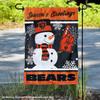 Chicago Bears Holiday Winter Snow Garden Flag Double Sided Banner view 2