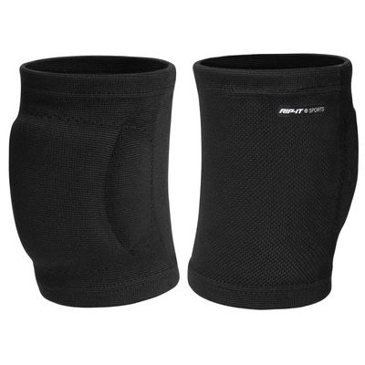 RIP-IT | Perfect Fit Volleyball Knee Pads | Black Large | Lightweight Womens Sport Equipment