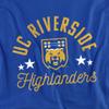University of California, Riverside Official Highlanders Unisex Adult T-Shirt, Royal Blue, 5X-Large view 2