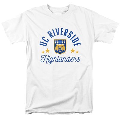 University of California, Riverside Official Highlanders Unisex Adult T-Shirt, White, 5X-Large