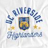 University of California, Riverside Official Highlanders Unisex Adult T-Shirt, White, 5X-Large view 2