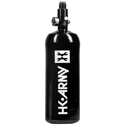 HK Army 62ci/3000psi Aluminum Compressed Air HPA Tank - Refillable High Pressure System for Paintball & Airsoft Gear - Black