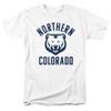 University of Northern Colorado Official One Color UNC Bears Logo Unisex Adult T-Shirt, White, 5X-Large view 1