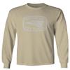 0114. Hecho en Mexico Logo 5 de Mayo Viva Mexican Republic Mexicano Men's Long Sleeve t Shirt (Beige X-Large) view 1